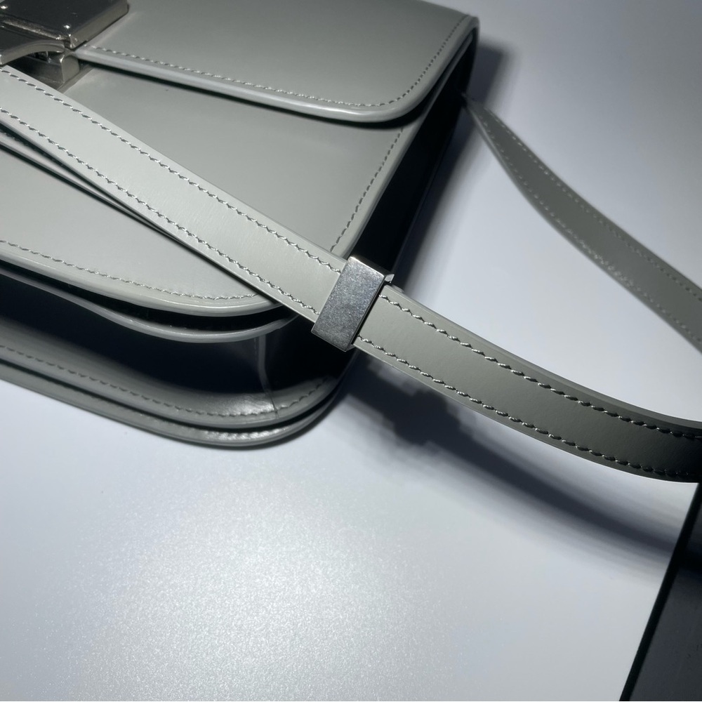 Celine Medium Classic Bag In Box Calfskin Gray - Picture 10 of 15